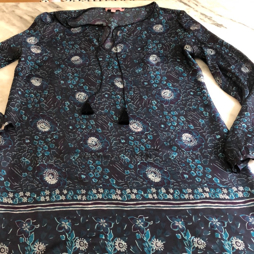 Silk mini dress